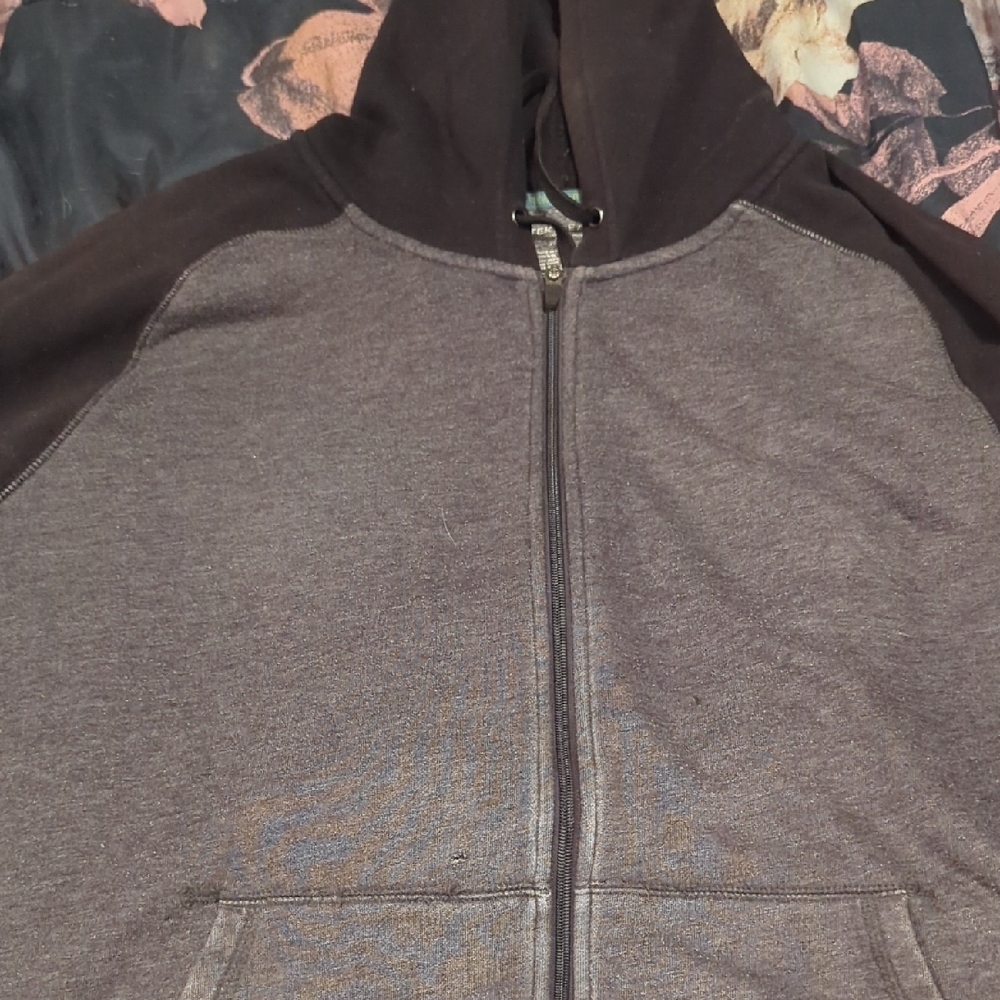 Dark Gray Zip-Up Hoodie
